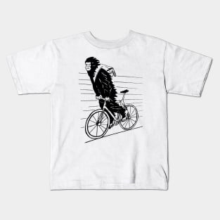 Bgfoot Riding A Bike Kids T-Shirt